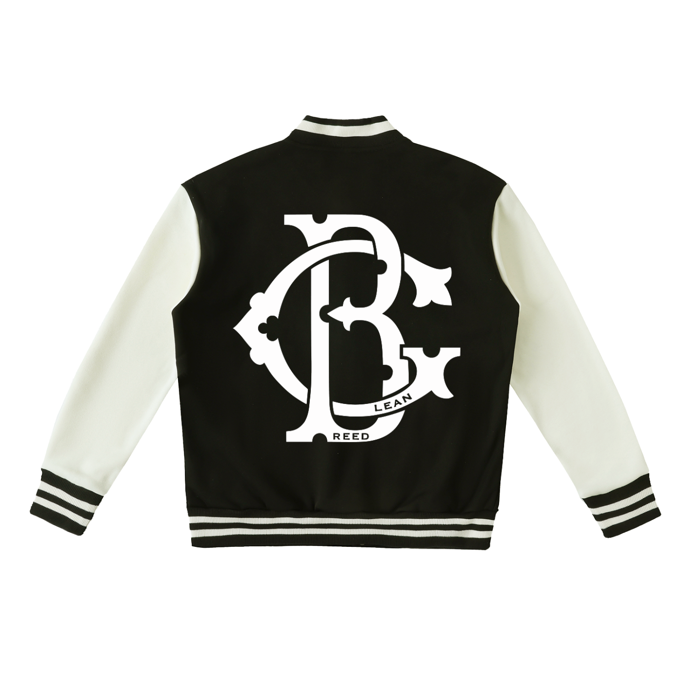 Clean Bread Two-Tone Fleeced Varsity Jacket