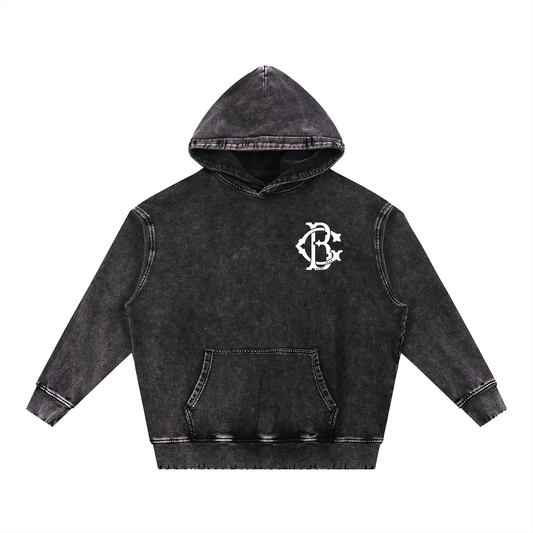 Clean Breed Snow Wash Heavyweight  Hoodie