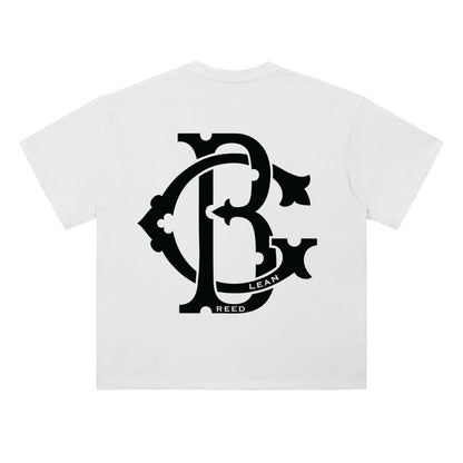 Clean Breed Smile Through The Fire Heavyweight Drop Shoulder Cotton T-Shirt