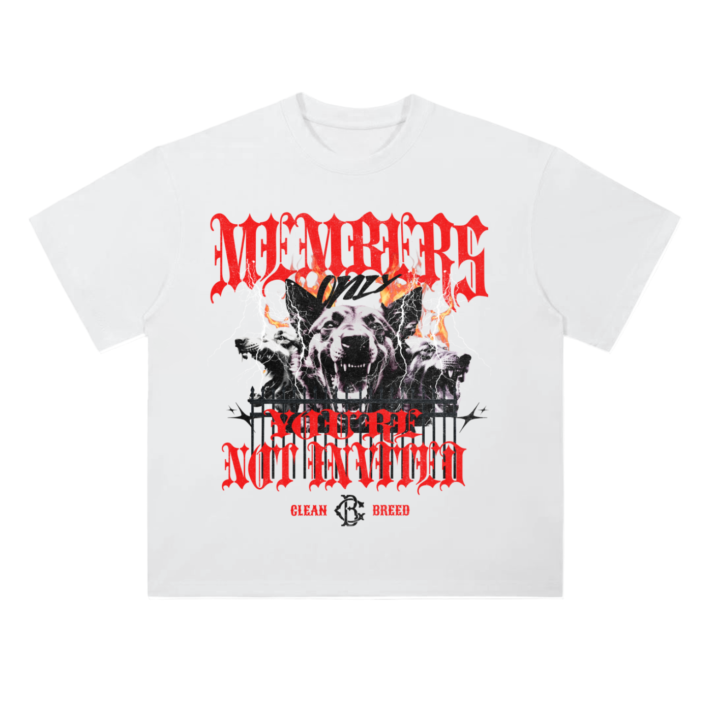 Clean Breed Members Only Heavyweight Drop Shoulder Cotton T-Shirt