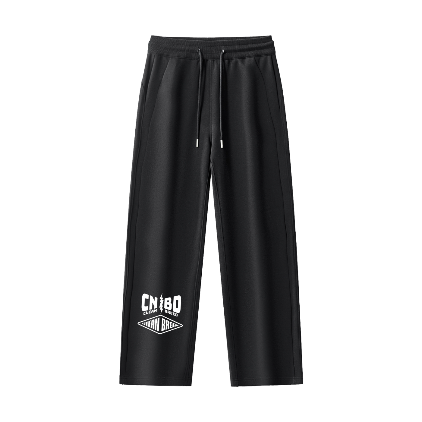 Clean Breed Essential Drawstring Straight-Leg Sweatpants