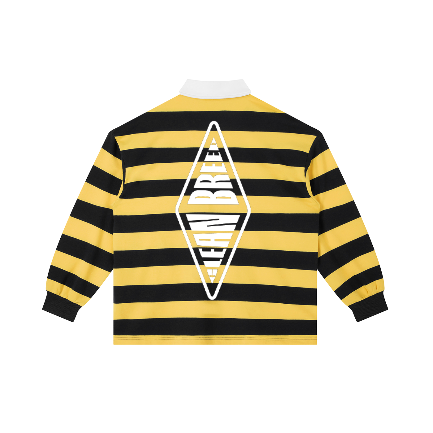 Clean Breed Color Block Stripe Polo Shirt