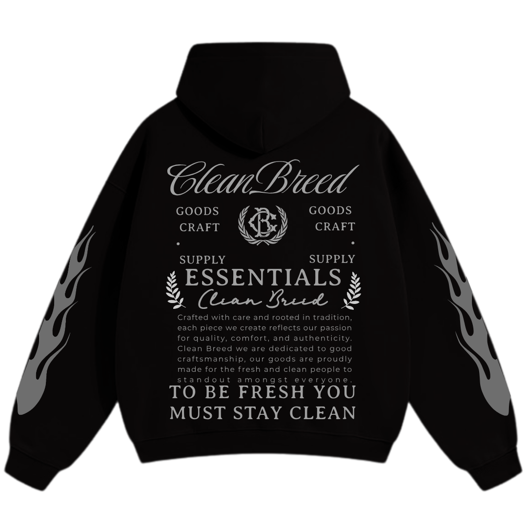 Clean Breed Crafted Goods Essentials Premium Heavyweight Hoodie