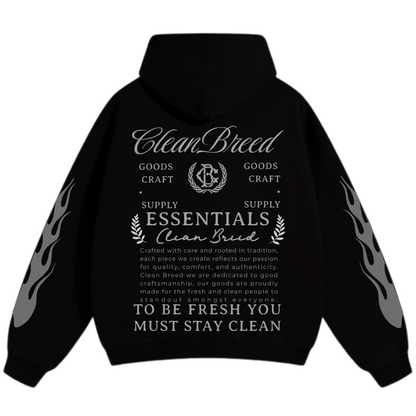 Clean Breed Crafted Goods Essentials Premium Heavyweight Hoodie